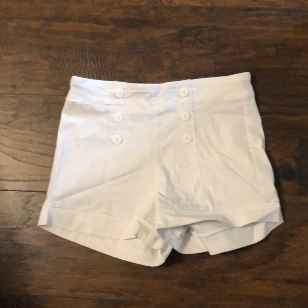 White shorts